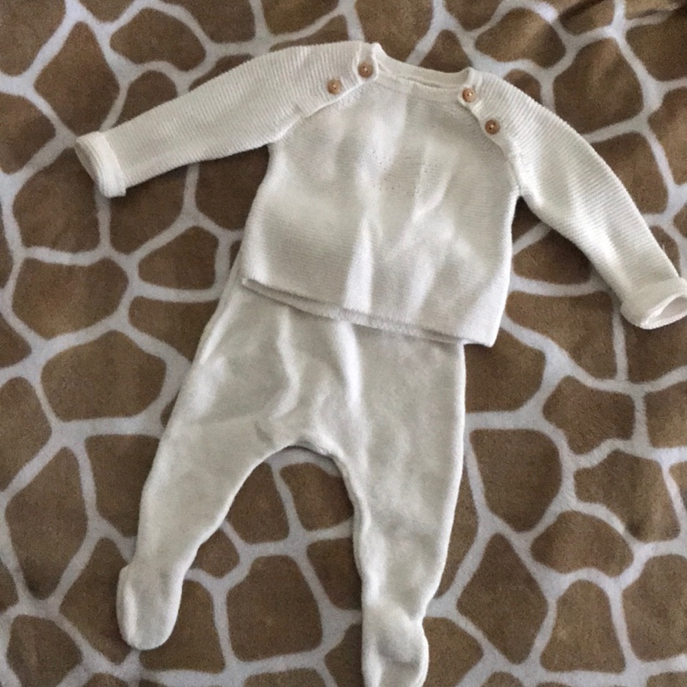 Zara Knit Ivory Set